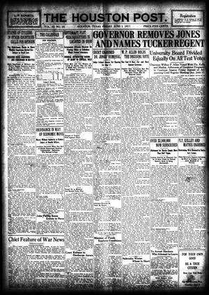 The Houston Post. (Houston, Tex.), Vol. 33, No. 58, Ed. 1 Friday, June 1, 1917