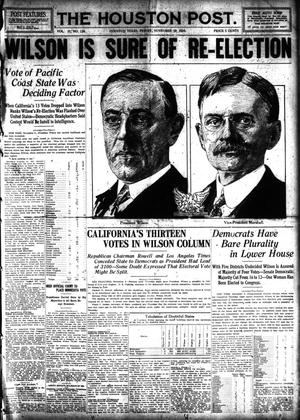 The Houston Post. (Houston, Tex.), Vol. 31, No. 220, Ed. 1 Friday, November 10, 1916