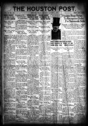 The Houston Post. (Houston, Tex.), Vol. 35, No. 120, Ed. 1 Saturday, August 2, 1919