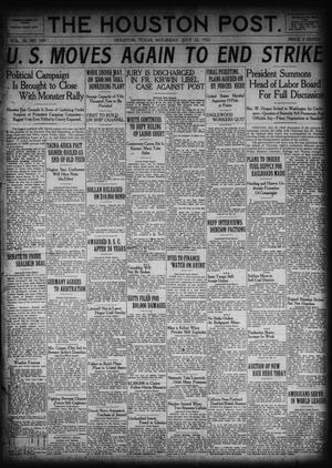 The Houston Post. (Houston, Tex.), Vol. 38, No. 109, Ed. 1 Saturday, July 22, 1922