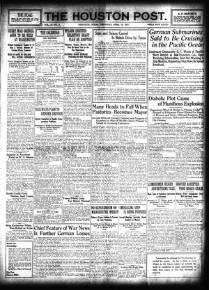 The Houston Post. (Houston, Tex.), Vol. 32, No. 8, Ed. 1 Thursday, April 12, 1917