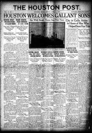 The Houston Post. (Houston, Tex.), Vol. 35, No. 2, Ed. 1 Sunday, April 6, 1919