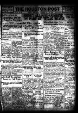The Houston Post. (Houston, Tex.), Vol. 31, No. 194, Ed. 1 Sunday, October 15, 1916