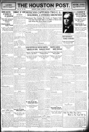 The Houston Post. (Houston, Tex.), Vol. 30, No. 299, Ed. 1 Thursday, January 27, 1916
