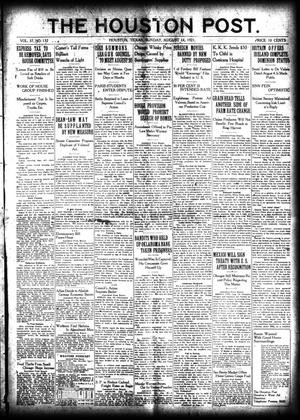 The Houston Post. (Houston, Tex.), Vol. 37, No. 132, Ed. 1 Sunday, August 14, 1921