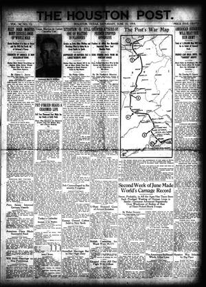 The Houston Post. (Houston, Tex.), Vol. 34, No. 72, Ed. 1 Saturday, June 15, 1918
