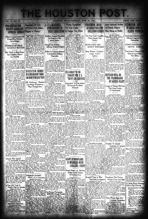 The Houston Post. (Houston, Tex.), Vol. 37, No. 77, Ed. 1 Monday, June 20, 1921