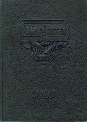 The Yucca, Yearbook of North Texas State Teacher's College, 1926