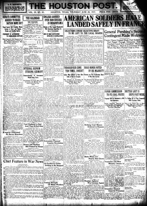 The Houston Post. (Houston, Tex.), Vol. 33, No. 85, Ed. 1 Thursday, June 28, 1917