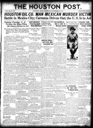 The Houston Post. (Houston, Tex.), Vol. 35, No. 239, Ed. 1 Saturday, November 29, 1919