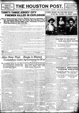 The Houston Post. (Houston, Tex.), Vol. 31, No. 117, Ed. 1 Sunday, July 30, 1916