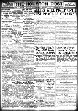 The Houston Post. (Houston, Tex.), Vol. 33, No. 306, Ed. 1 Monday, February 4, 1918