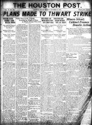 The Houston Post. (Houston, Tex.), Vol. 35, No. 206, Ed. 1 Monday, October 27, 1919
