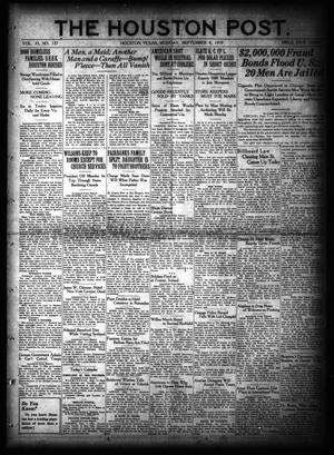 The Houston Post. (Houston, Tex.), Vol. 35, No. 157, Ed. 1 Monday, September 8, 1919
