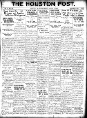 The Houston Post. (Houston, Tex.), Vol. 37, No. 338, Ed. 1 Wednesday, March 8, 1922