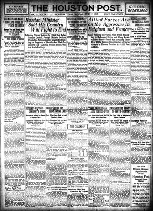 The Houston Post. (Houston, Tex.), Vol. 33, No. 74, Ed. 1 Sunday, June 17, 1917