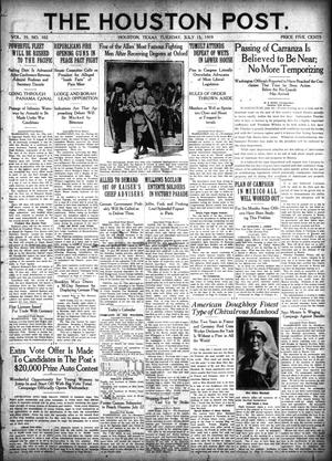 The Houston Post. (Houston, Tex.), Vol. 35, No. 102, Ed. 1 Tuesday, July 15, 1919