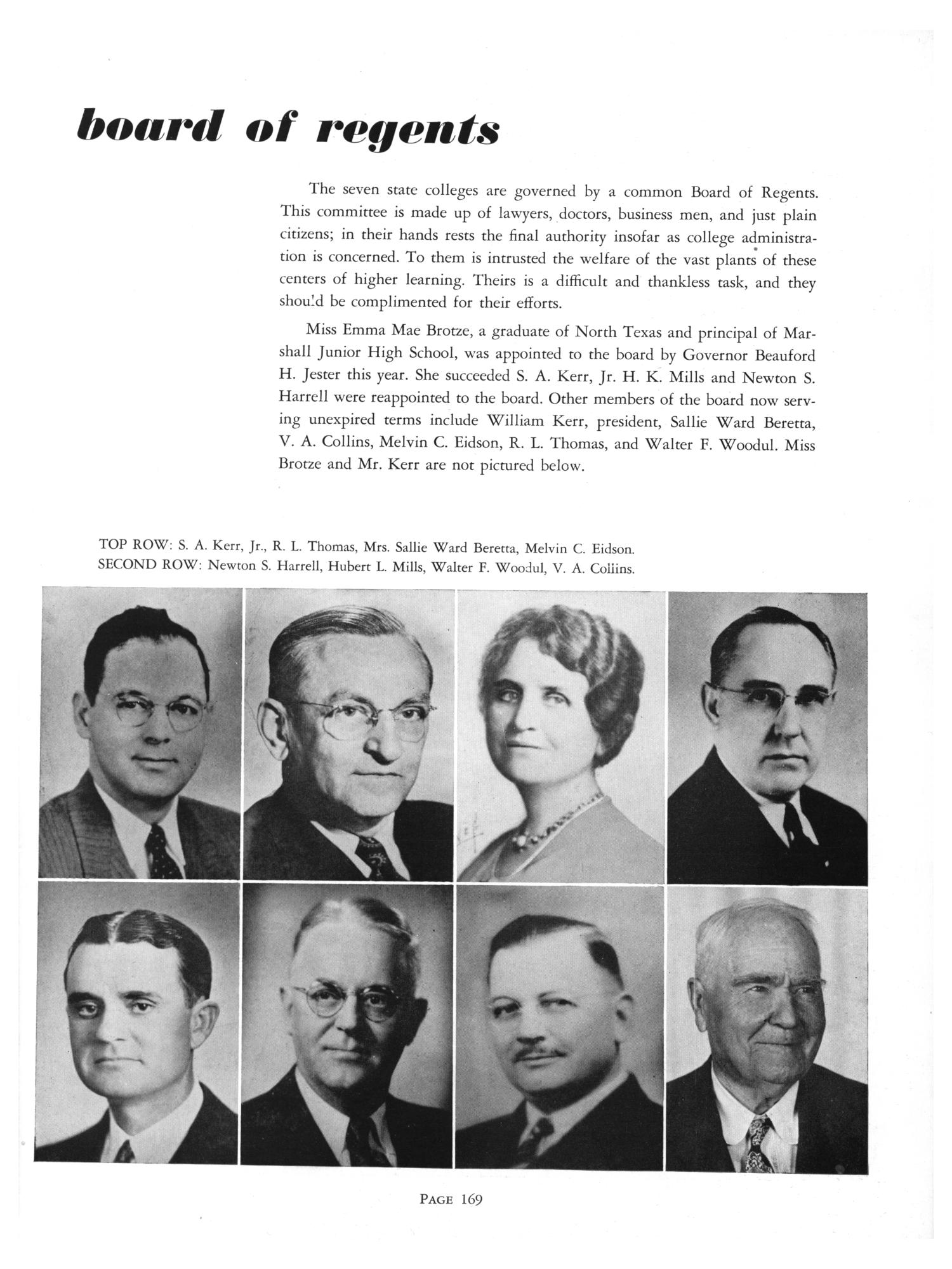 The Yucca, Yearbook of North Texas State College, 1949
                                                
                                                    169
                                                