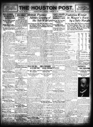 The Houston Post. (Houston, Tex.), Vol. 31, No. 326, Ed. 1 Saturday, February 24, 1917