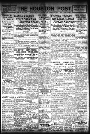 The Houston Post. (Houston, Tex.), Vol. 33, No. 254, Ed. 1 Friday, December 14, 1917