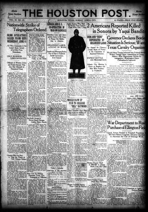 The Houston Post. (Houston, Tex.), Vol. 35, No. 65, Ed. 1 Sunday, June 8, 1919