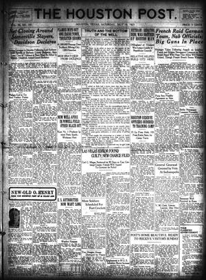 Primary view of object titled 'The Houston Post. (Houston, Tex.), Vol. 39, No. 101, Ed. 1 Saturday, July 14, 1923'.