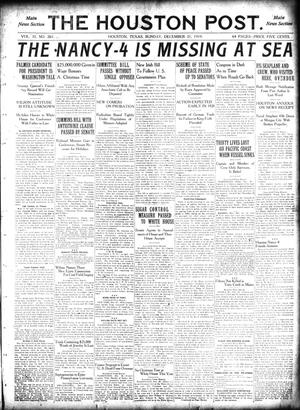 The Houston Post. (Houston, Tex.), Vol. 35, No. 261, Ed. 1 Sunday, December 21, 1919