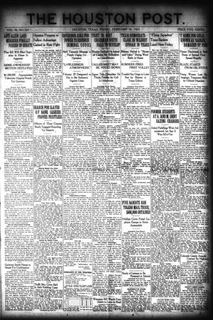 The Houston Post. (Houston, Tex.), Vol. 36, No. 321, Ed. 1 Friday, February 18, 1921