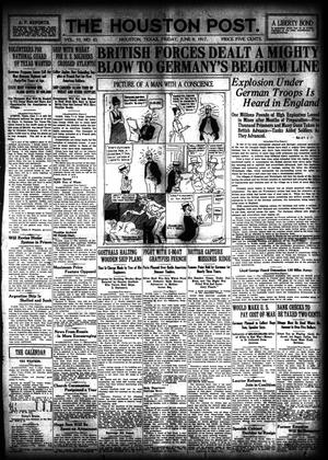 The Houston Post. (Houston, Tex.), Vol. 33, No. 65, Ed. 1 Friday, June 8, 1917