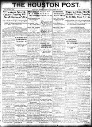 The Houston Post. (Houston, Tex.), Vol. 35, No. 235, Ed. 1 Tuesday, November 25, 1919