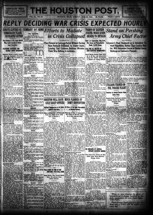 The Houston Post. (Houston, Tex.), Vol. 31, No. 84, Ed. 1 Tuesday, June 27, 1916