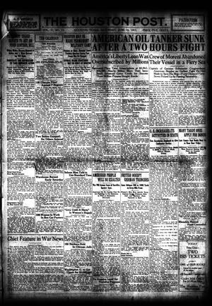 The Houston Post. (Houston, Tex.), Vol. 33, No. 73, Ed. 1 Saturday, June 16, 1917