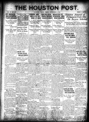 The Houston Post. (Houston, Tex.), Vol. 37, No. 214, Ed. 1 Friday, November 4, 1921