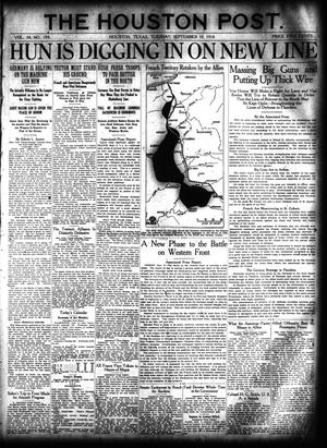The Houston Post. (Houston, Tex.), Vol. 34, No. 159, Ed. 1 Tuesday, September 10, 1918