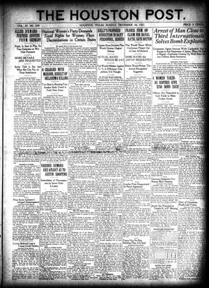The Houston Post. (Houston, Tex.), Vol. 37, No. 258, Ed. 1 Sunday, December 18, 1921