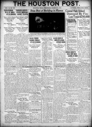 The Houston Post. (Houston, Tex.), Vol. 34, No. 349, Ed. 1 Wednesday, March 19, 1919
