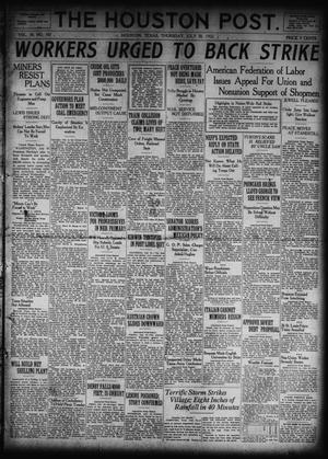 The Houston Post. (Houston, Tex.), Vol. 38, No. 107, Ed. 1 Thursday, July 20, 1922