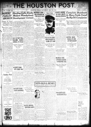 The Houston Post. (Houston, Tex.), Vol. 39, No. 115, Ed. 1 Saturday, July 28, 1923