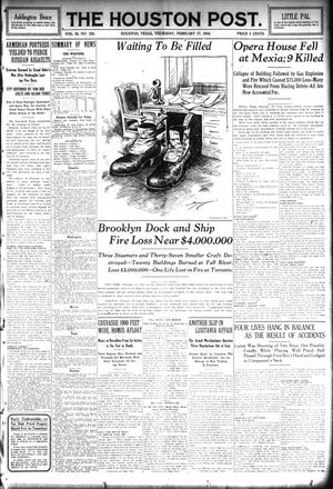 The Houston Post. (Houston, Tex.), Vol. 30, No. 320, Ed. 1 Thursday, February 17, 1916