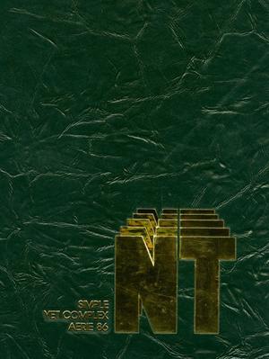 Primary view of object titled 'The Aerie, Yearbook of North Texas State University, 1986'.