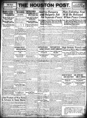 The Houston Post. (Houston, Tex.), Vol. 32, No. 9, Ed. 1 Friday, April 13, 1917