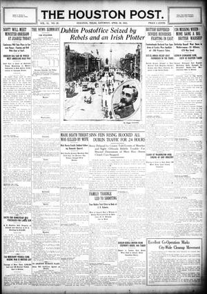 The Houston Post. (Houston, Tex.), Vol. 31, No. 25, Ed. 1 Saturday, April 29, 1916