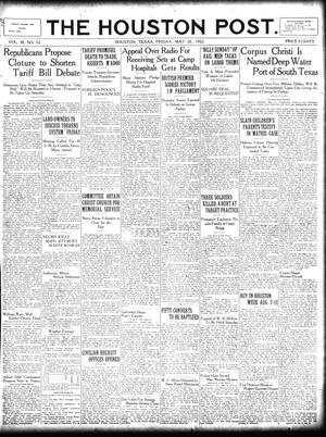 The Houston Post. (Houston, Tex.), Vol. 38, No. 52, Ed. 1 Friday, May 26, 1922