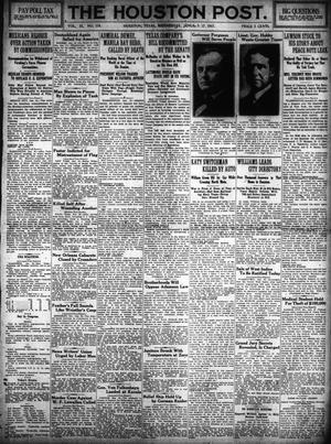 The Houston Post. (Houston, Tex.), Vol. 31, No. 288, Ed. 1 Wednesday, January 17, 1917