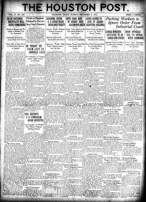 The Houston Post. (Houston, Tex.), Vol. 37, No. 244, Ed. 1 Sunday, December 4, 1921
