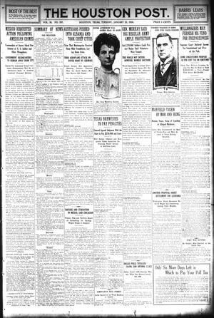 The Houston Post. (Houston, Tex.), Vol. 30, No. 297, Ed. 1 Tuesday, January 25, 1916