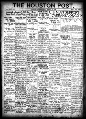 The Houston Post. (Houston, Tex.), Vol. 35, No. 129, Ed. 1 Monday, August 11, 1919