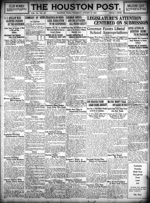 The Houston Post. (Houston, Tex.), Vol. 31, No. 282, Ed. 1 Thursday, January 11, 1917