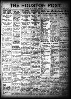 The Houston Post. (Houston, Tex.), Vol. 35, No. 168, Ed. 1 Friday, September 19, 1919