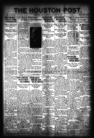 The Houston Post. (Houston, Tex.), Vol. 36, No. 282, Ed. 1 Monday, January 10, 1921